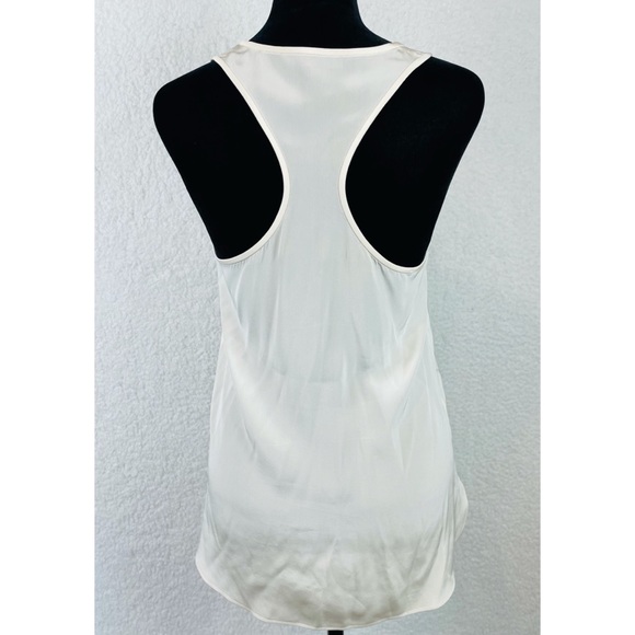 TIBI • White Silk Floral Racerback Tank Top, 0 - Picture 6 of 15